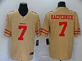 Nike 49ers 7 Colin Kaepernick Cream Inverted Legend Limited Jersey,baseball caps,new era cap wholesale,wholesale hats